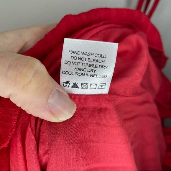 Lovers + Friends Amy Mini Dress in Cherry Red Size XL - Picture 8 of 9